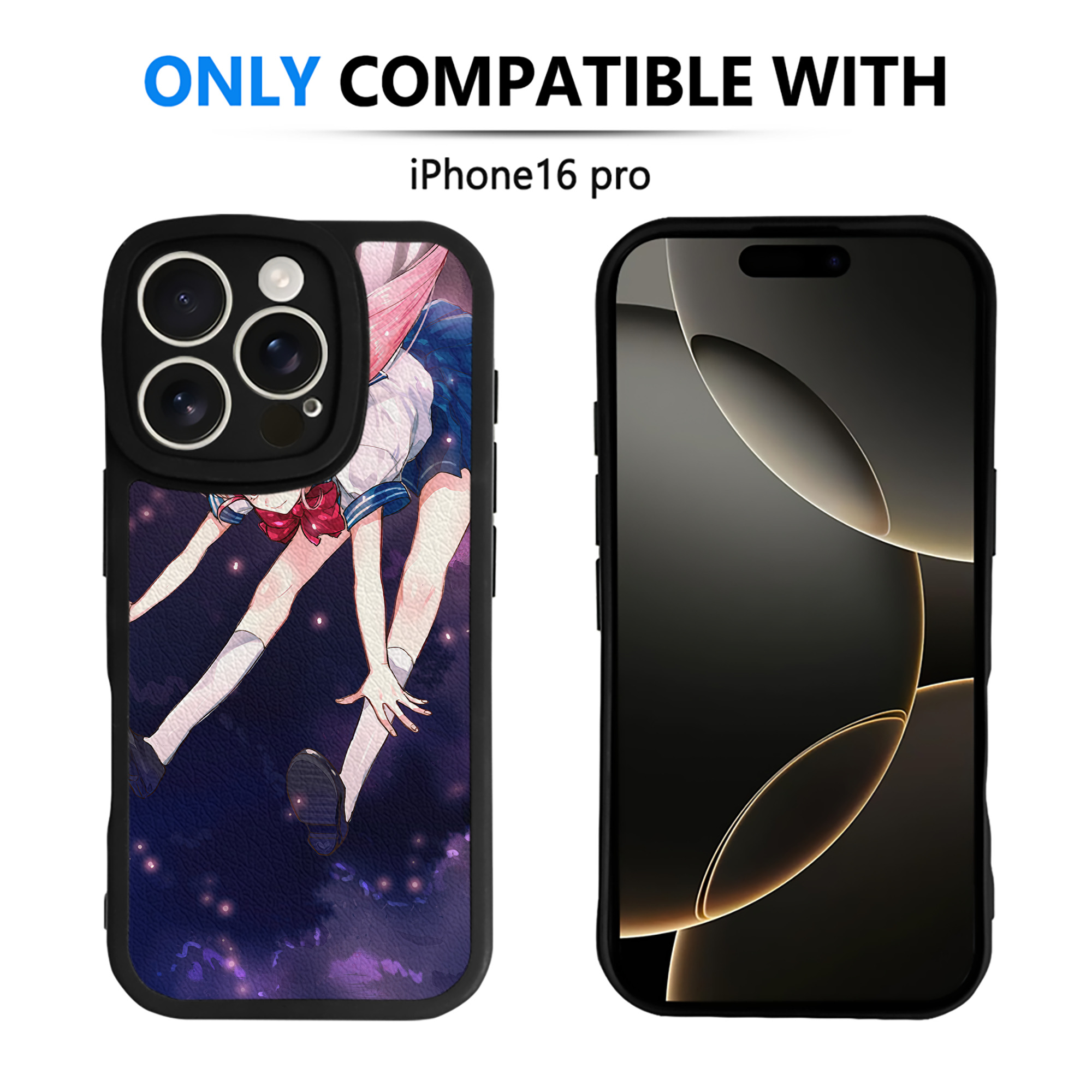 （画像用） 美少女戦士セーラームーン Sailor Moon 【iPhone 16シリーズ対応】シリコンスマホケース（レザー調） 材質：シリコン